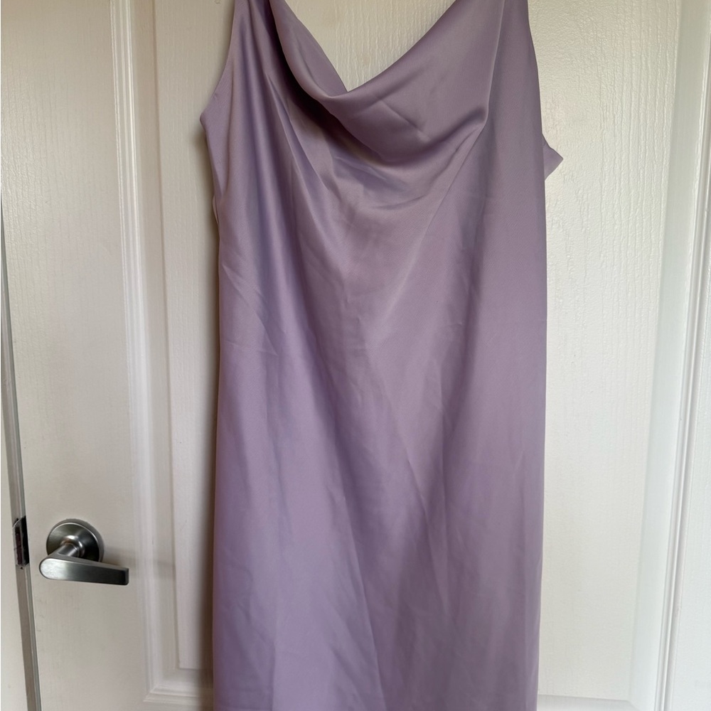 Urban Outfitters Lavender Cowl-Neck Midi Slip Dress